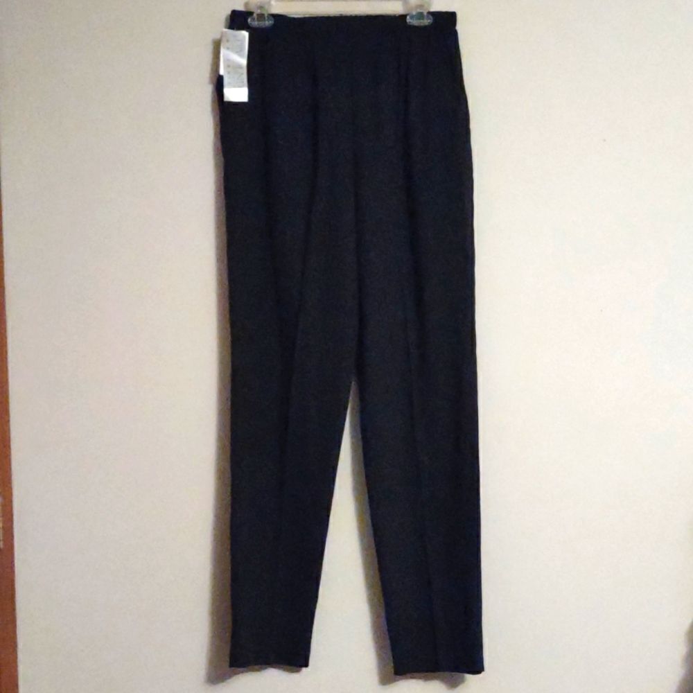 New‎ Dividends Women's Size 4 Black Maternity Elastic Waist Dress Pants